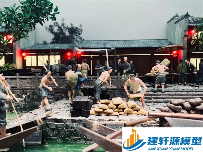 成安博物馆江南水乡模型